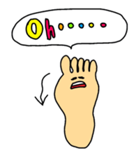 I am the sole of the foot. sticker #6427031