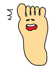 I am the sole of the foot. sticker #6427035