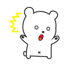 polar bear in Japan sticker #6427091