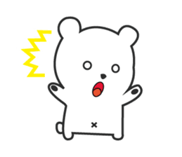 polar bear in Japan sticker #6427091