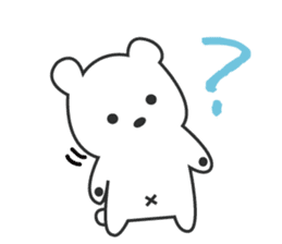 polar bear in Japan sticker #6427095