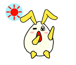 Egg Rabbit "TamaRabi" sticker #6428164