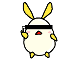 Egg Rabbit "TamaRabi" sticker #6428168