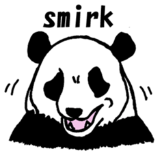 Giant panda say Tatemae(Ver.English) sticker #6428278