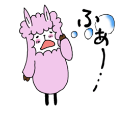 Love you alpaca sticker #6429424