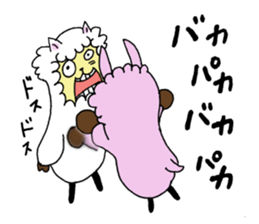 Love you alpaca sticker #6429430