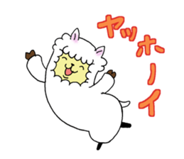 Love you alpaca sticker #6429432