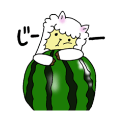 Love you alpaca sticker #6429436