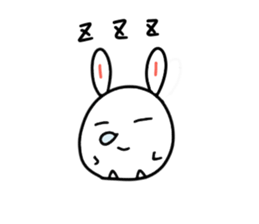 Round rabbit and mouse sticker #6429444