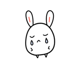 Round rabbit and mouse sticker #6429452