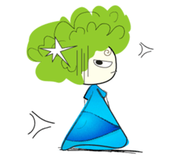 Pepper girl sticker #6429691