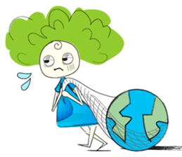 Pepper girl sticker #6429695