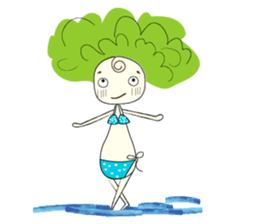 Pepper girl sticker #6429696