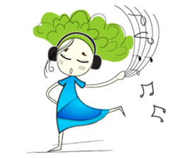 Pepper girl sticker #6429700