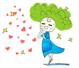 Pepper girl sticker #6429701