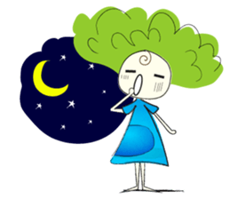 Pepper girl sticker #6429707