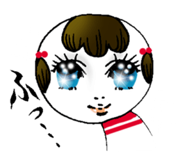 lovely kokeshi2 sticker #6429848