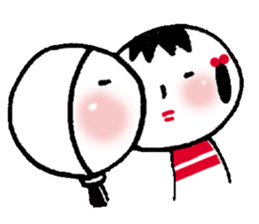 lovely kokeshi2 sticker #6429854