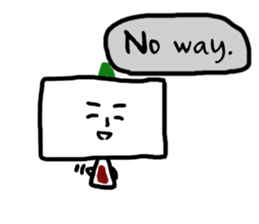 Daily life of Tofu English ver. sticker #6430123