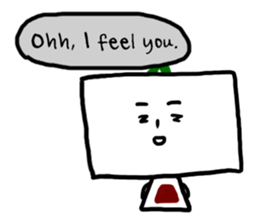 Daily life of Tofu English ver. sticker #6430126