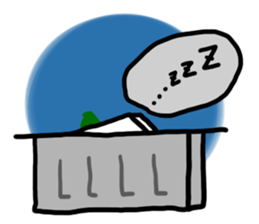 Daily life of Tofu English ver. sticker #6430130