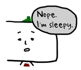 Daily life of Tofu English ver. sticker #6430133