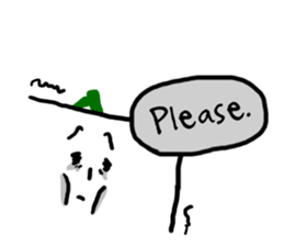 Daily life of Tofu English ver. sticker #6430136