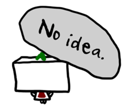 Daily life of Tofu English ver. sticker #6430137