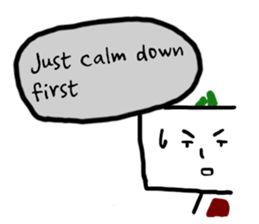 Daily life of Tofu English ver. sticker #6430138