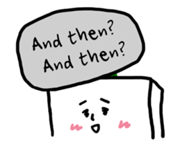 Daily life of Tofu English ver. sticker #6430139