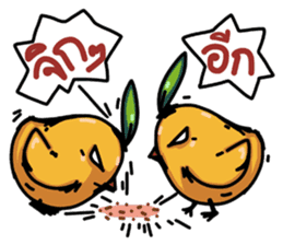 Jik Jik (Orange Chicky) sticker #6430503