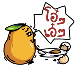 Jik Jik (Orange Chicky) sticker #6430509