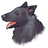 Dog stickers; Belgian Groenendael sticker #6430650