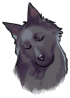 Dog stickers; Belgian Groenendael sticker #6430653