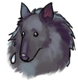 Dog stickers; Belgian Groenendael sticker #6430659