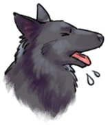 Dog stickers; Belgian Groenendael sticker #6430665