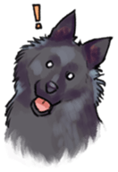 Dog stickers; Belgian Groenendael sticker #6430669