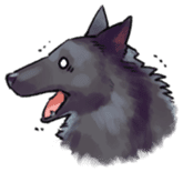 Dog stickers; Belgian Groenendael sticker #6430670