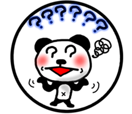 panda circle Sticker-ABC-4 sticker #6431311