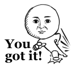 Mr. Serious Face English ver. sticker #6431325