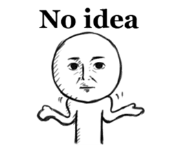 Mr. Serious Face English ver. sticker #6431331