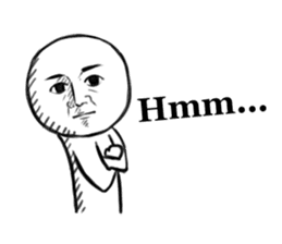 Mr. Serious Face English ver. sticker #6431342