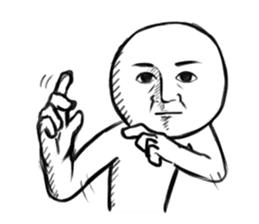 Mr. Serious Face English ver. sticker #6431343