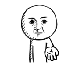 Mr. Serious Face English ver. sticker #6431356