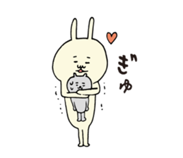 Positive praise rabbit sticker #6432224