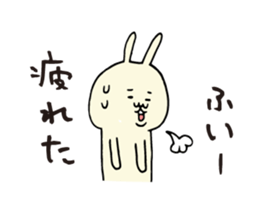 Positive praise rabbit sticker #6432230