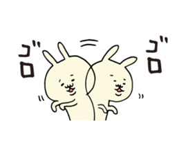 Positive praise rabbit sticker #6432232