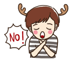 SIRI is a deer sticker #6432529