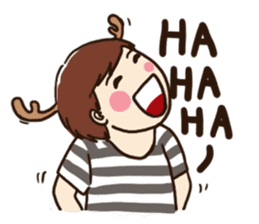 SIRI is a deer sticker #6432537