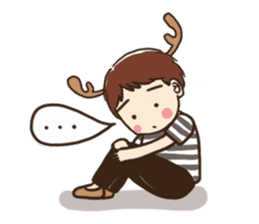 SIRI is a deer sticker #6432544